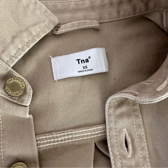 TNA Denim Shirt Buttonup Jacket - Picture 3 of 5